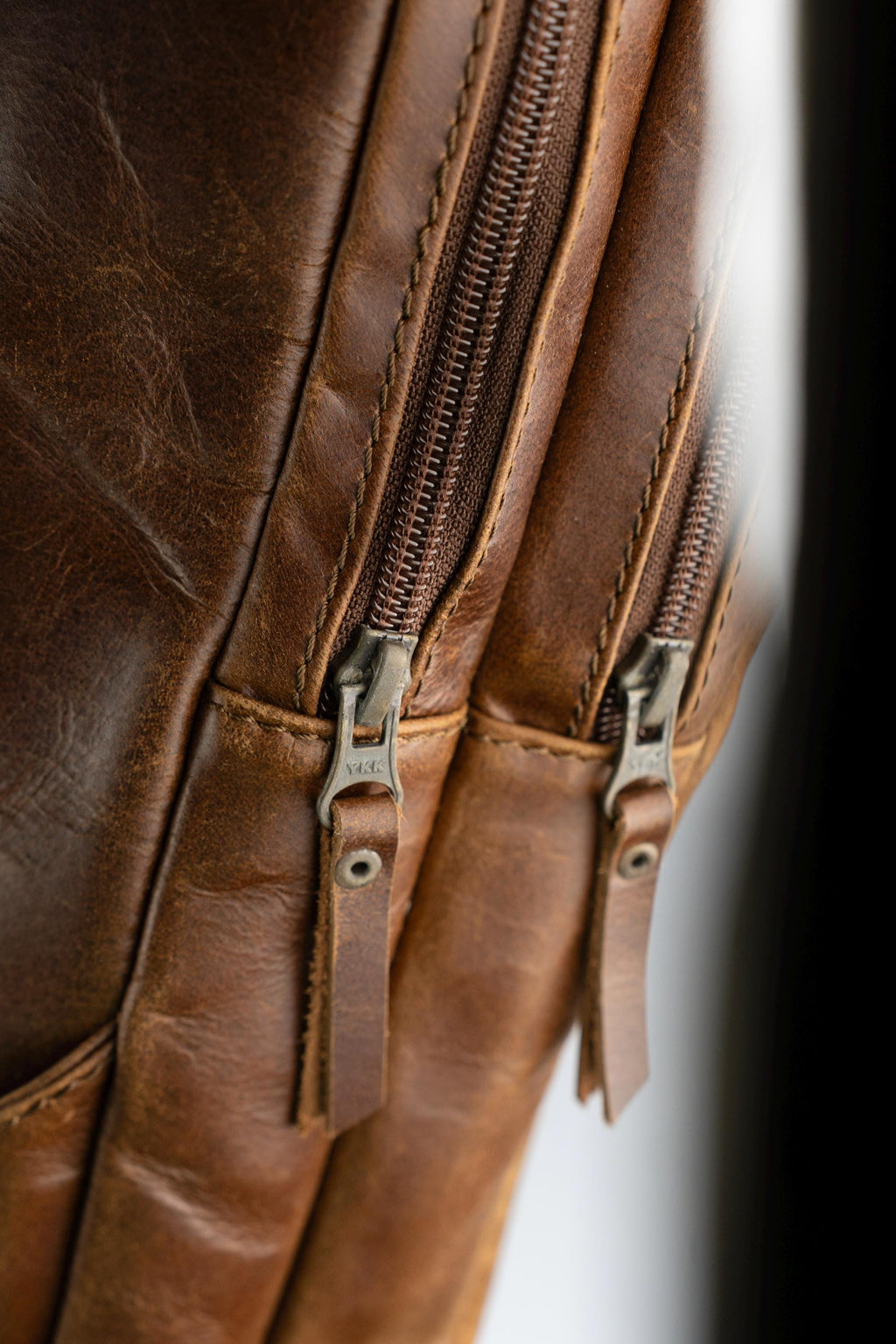 The Urban Sling, Full Grain Leather Crossbody, Sleek Utility Bag, Adjustable Shoulder Strap Sling for Travel and Daily Carry