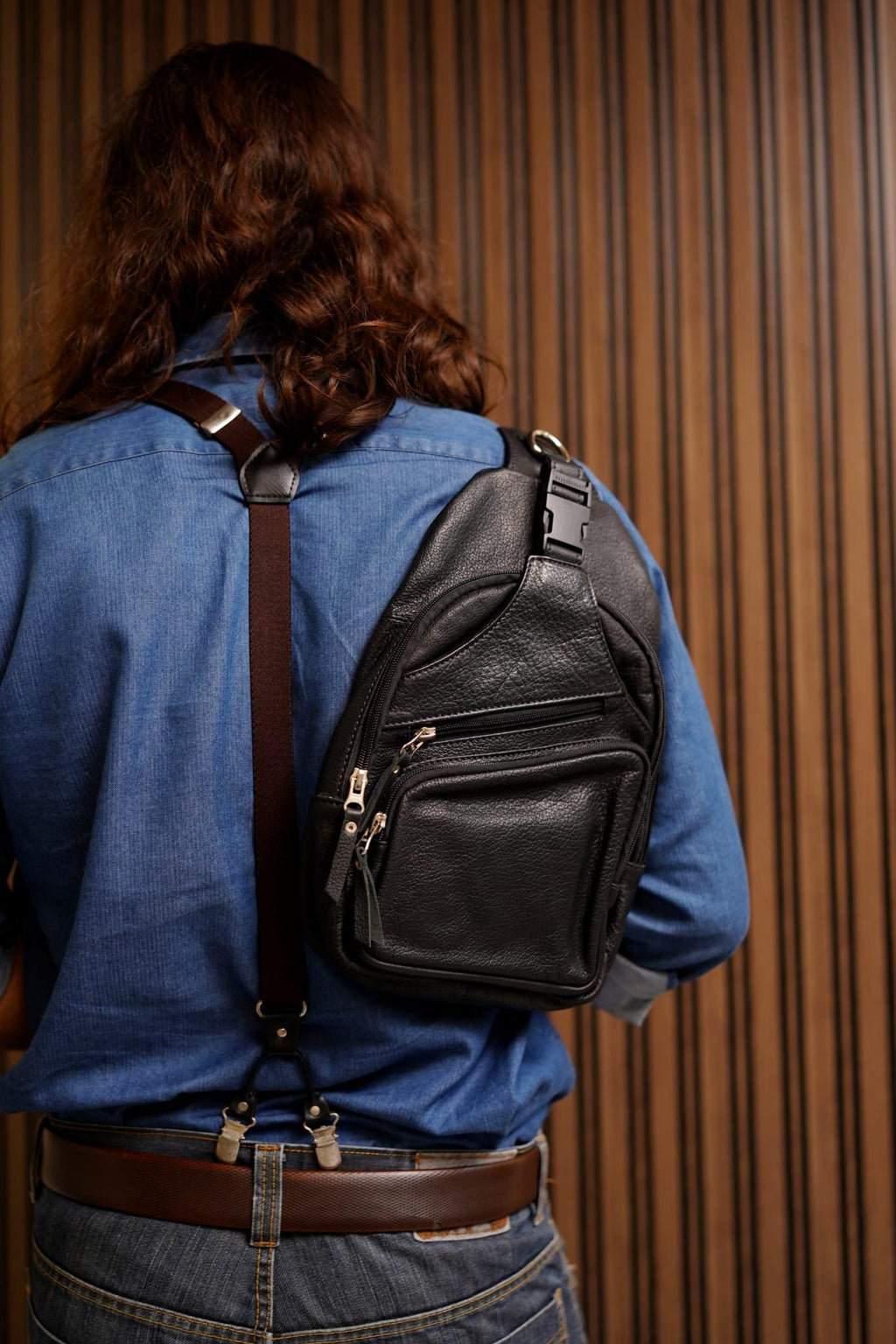 The Ultimate Everyday Carry: Handmade Full Grain Leather Crossbody Sling Bag