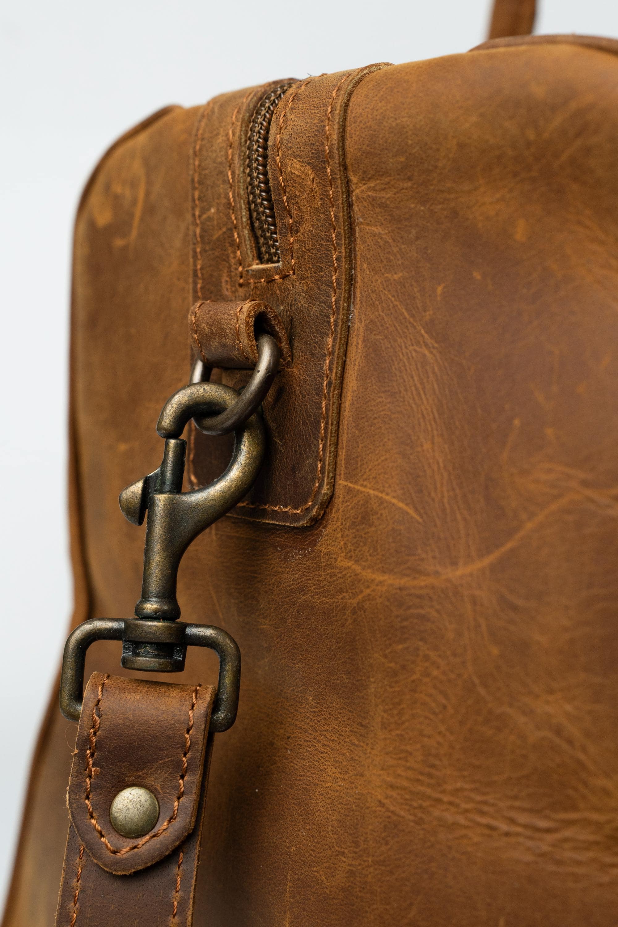 Full Grain Leather Duffle Bag, Travel Weekender, Groomsmen Gift, Leather Duffel Travel Bag