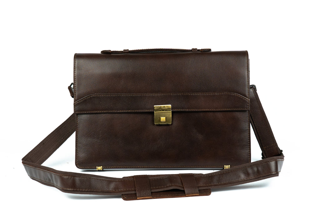 Full Grain Leather Briefcase, Messenger Bag, Leather Shoulder Bag, Laptop Bag, Top Handle Laptop Bag, Graduation Gifts For Him.
