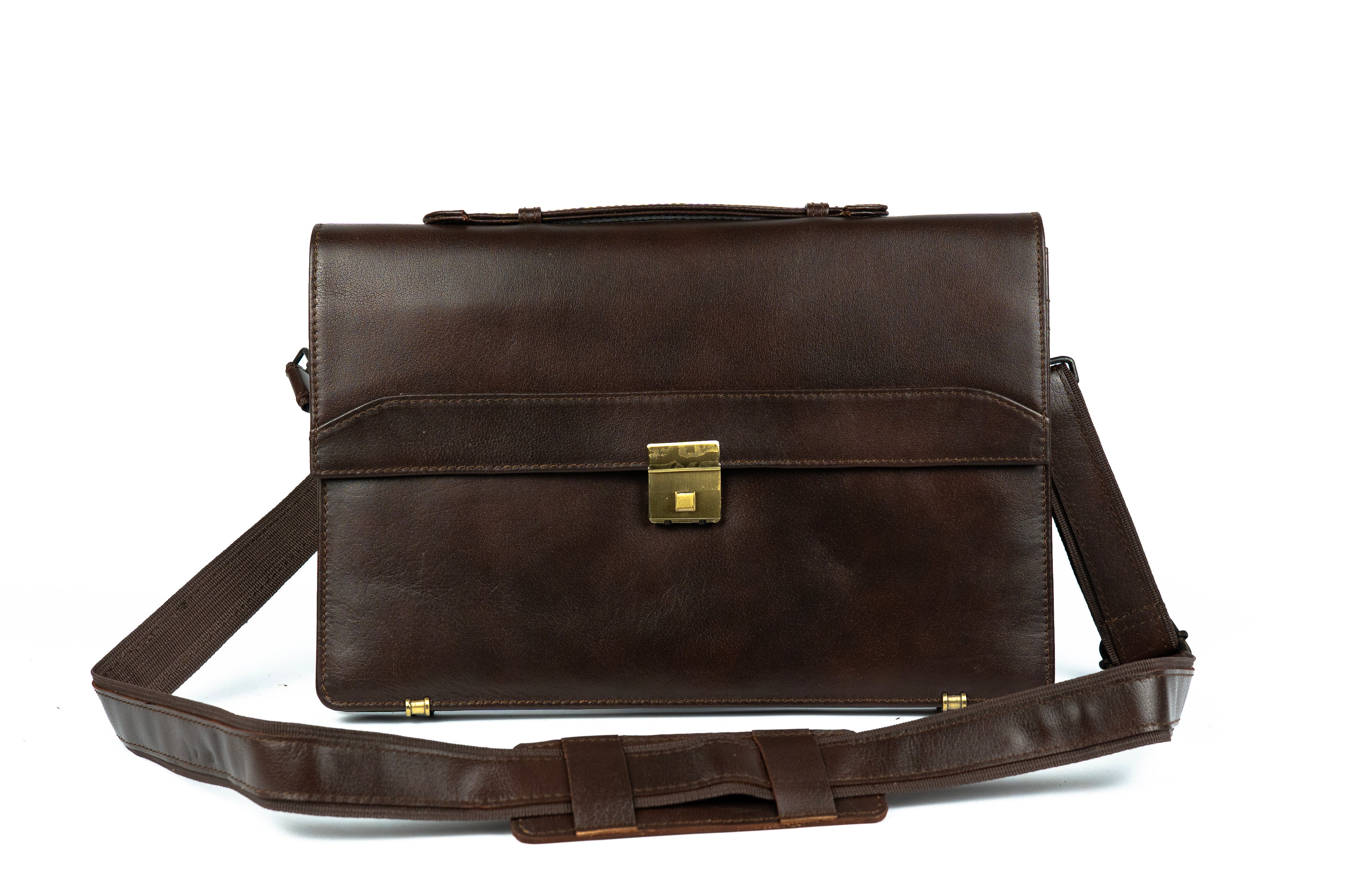 Full Grain Leather Briefcase, Messenger Bag, Leather Shoulder Bag, Laptop Bag, Top Handle Laptop Bag, Graduation Gifts For Him.