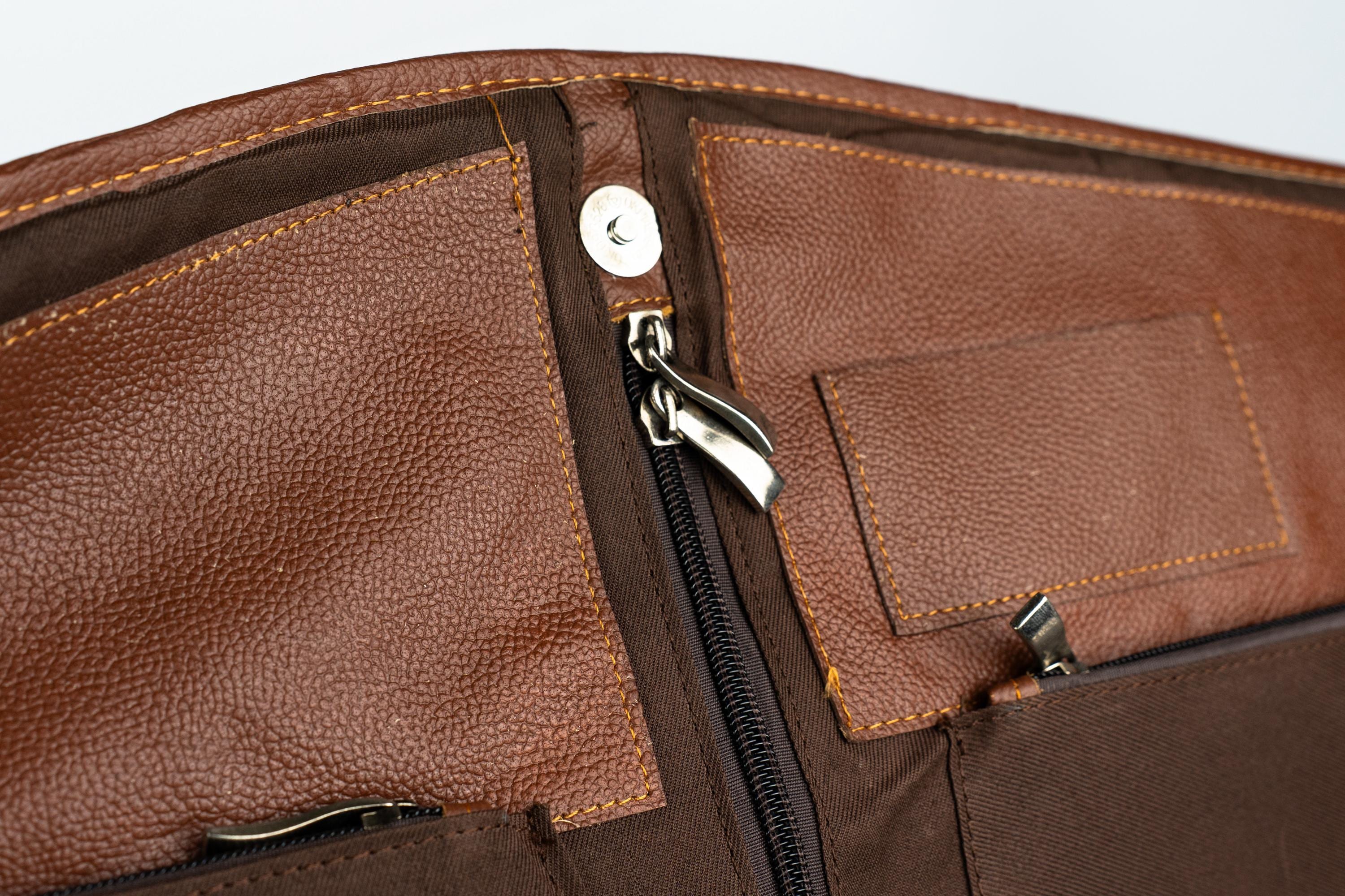 Leather Suit Carrier, Travel Garment Bag, Hanging Suit Cover, Wedding & Gift for Him,  Handmade Luggage Bag for Men, Groomsmen Gift