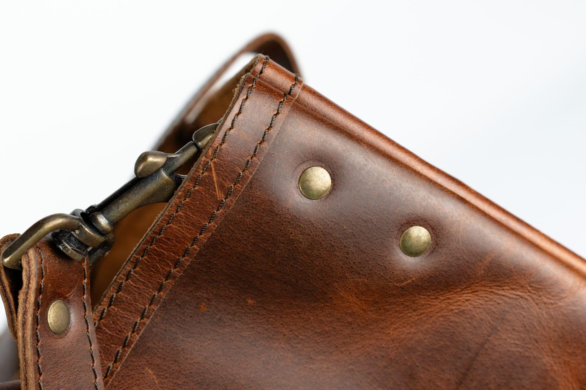 Genuine Leather Tote Bag, Crossbody Shoulder Bucket Purse