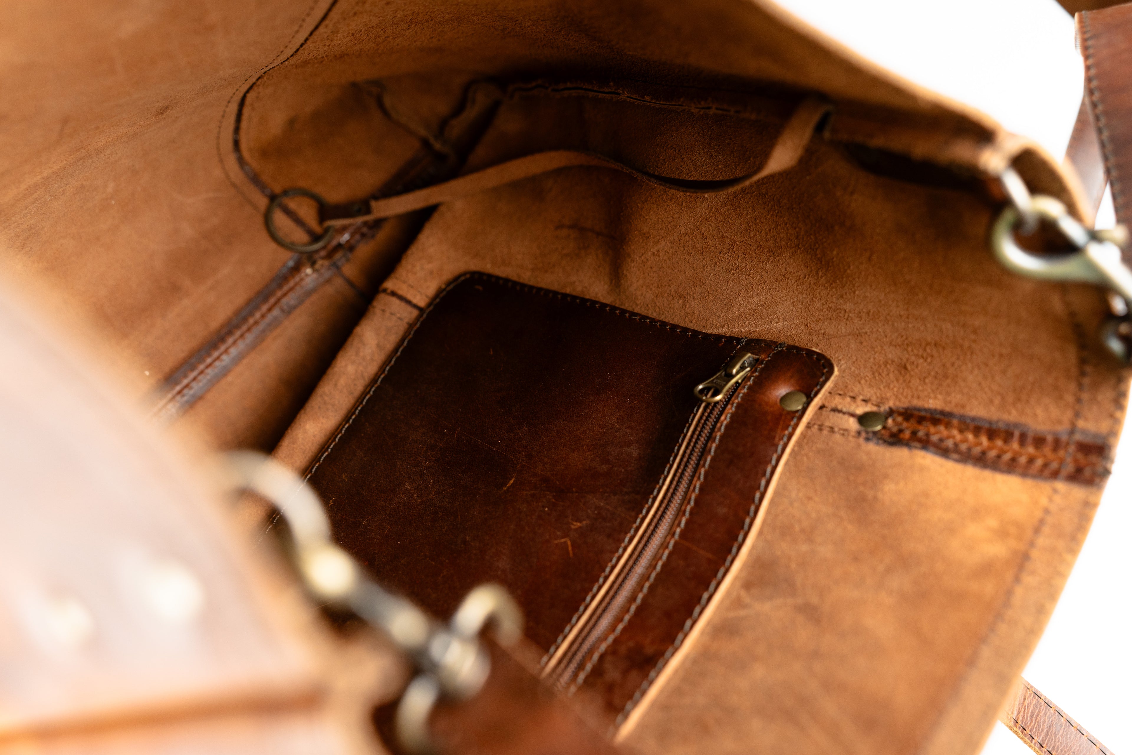 Leather Tote Bag, Crossbody Bucket Bag.