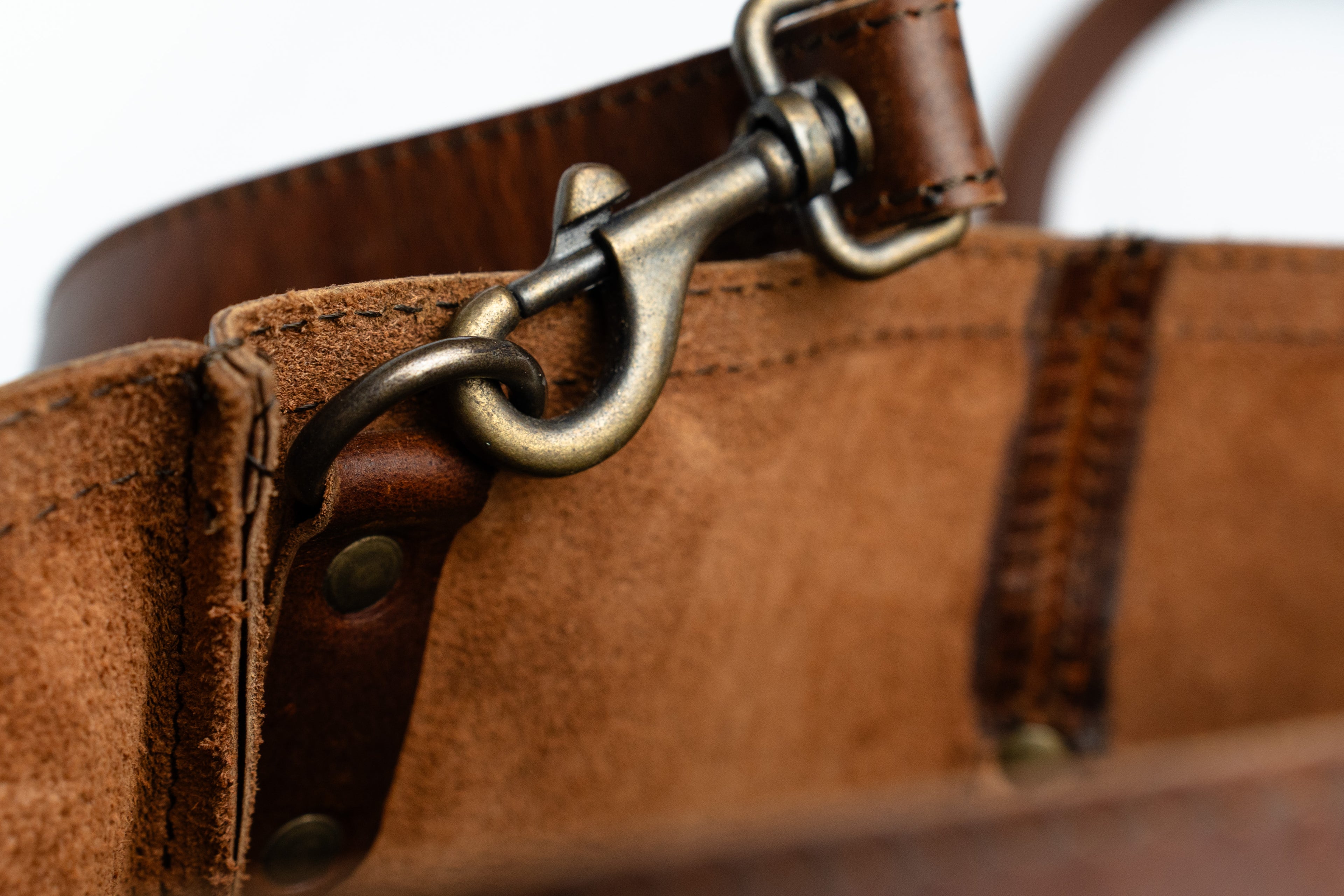 Leather Tote Bag, Crossbody Bucket Bag.