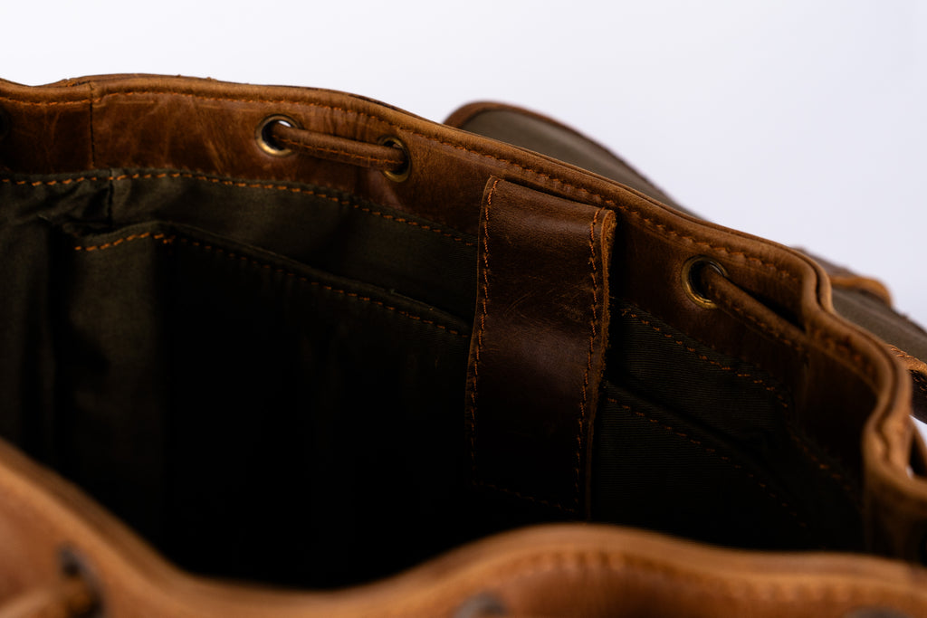 Handcrafted Leather Travel Rucksack, Full Grain Backpack, Personalized Gift.