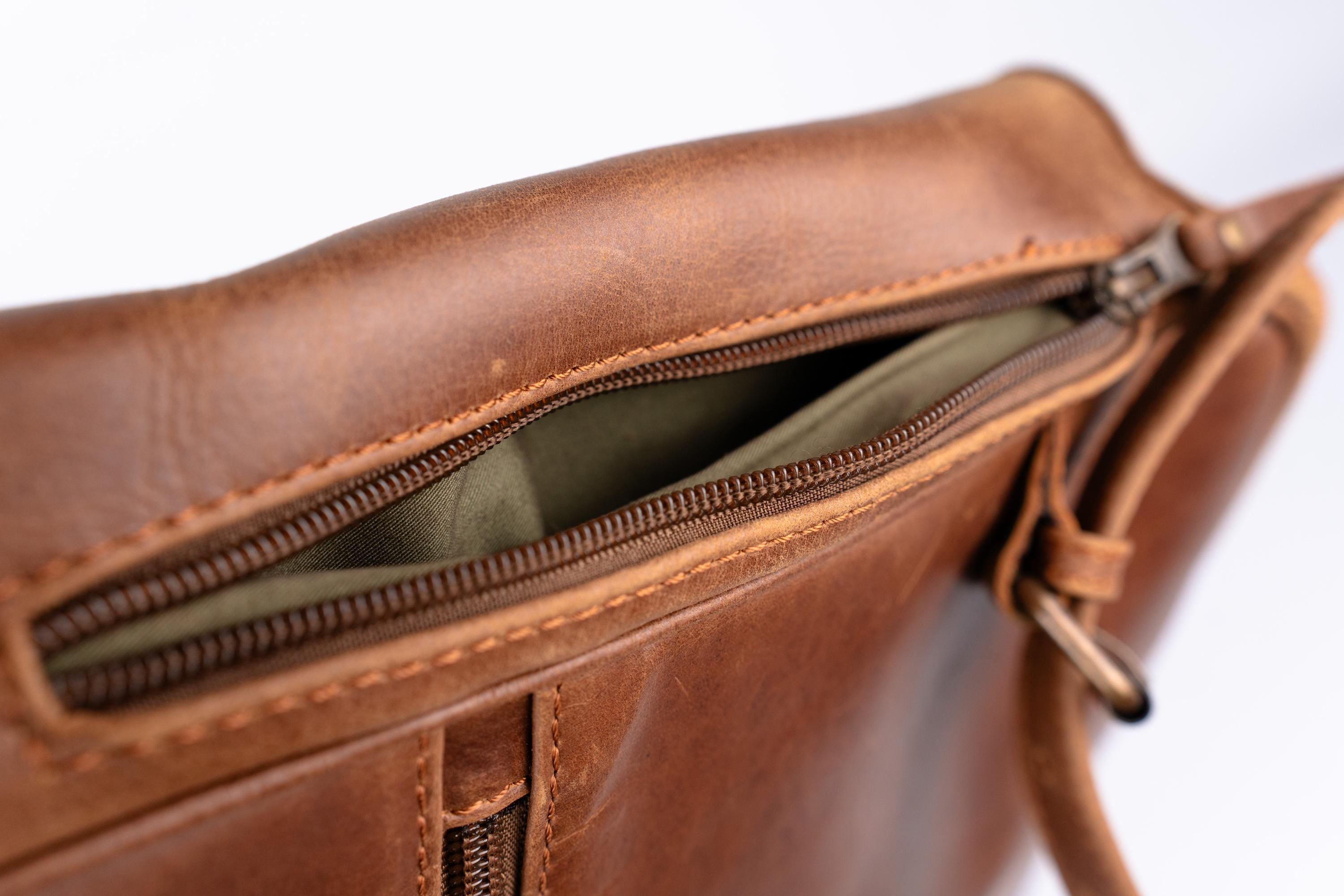 Leather Knapsack Rucksack, Slim Leather Backpack For Travel, Work, School, Shoulder Bag, Christmas Gifts For Women