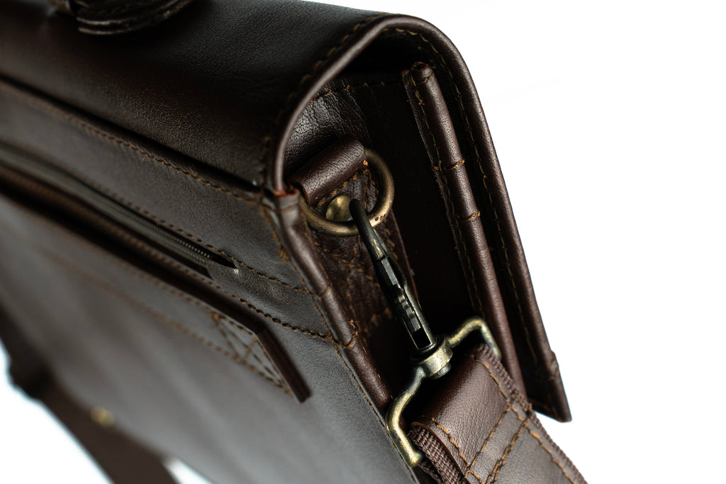 Full Grain Leather Briefcase, Messenger Bag, Leather Shoulder Bag, Laptop Bag, Top Handle Laptop Bag, Graduation Gifts For Him.