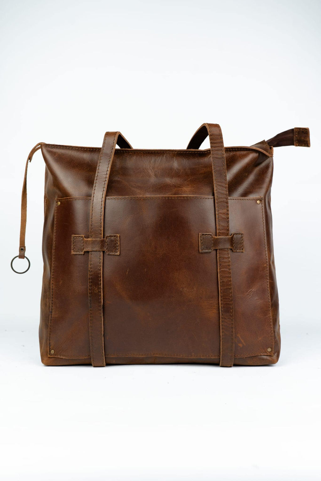 Genuine Leather Tote Bag, Crossbody Shoulder Bucket Purse