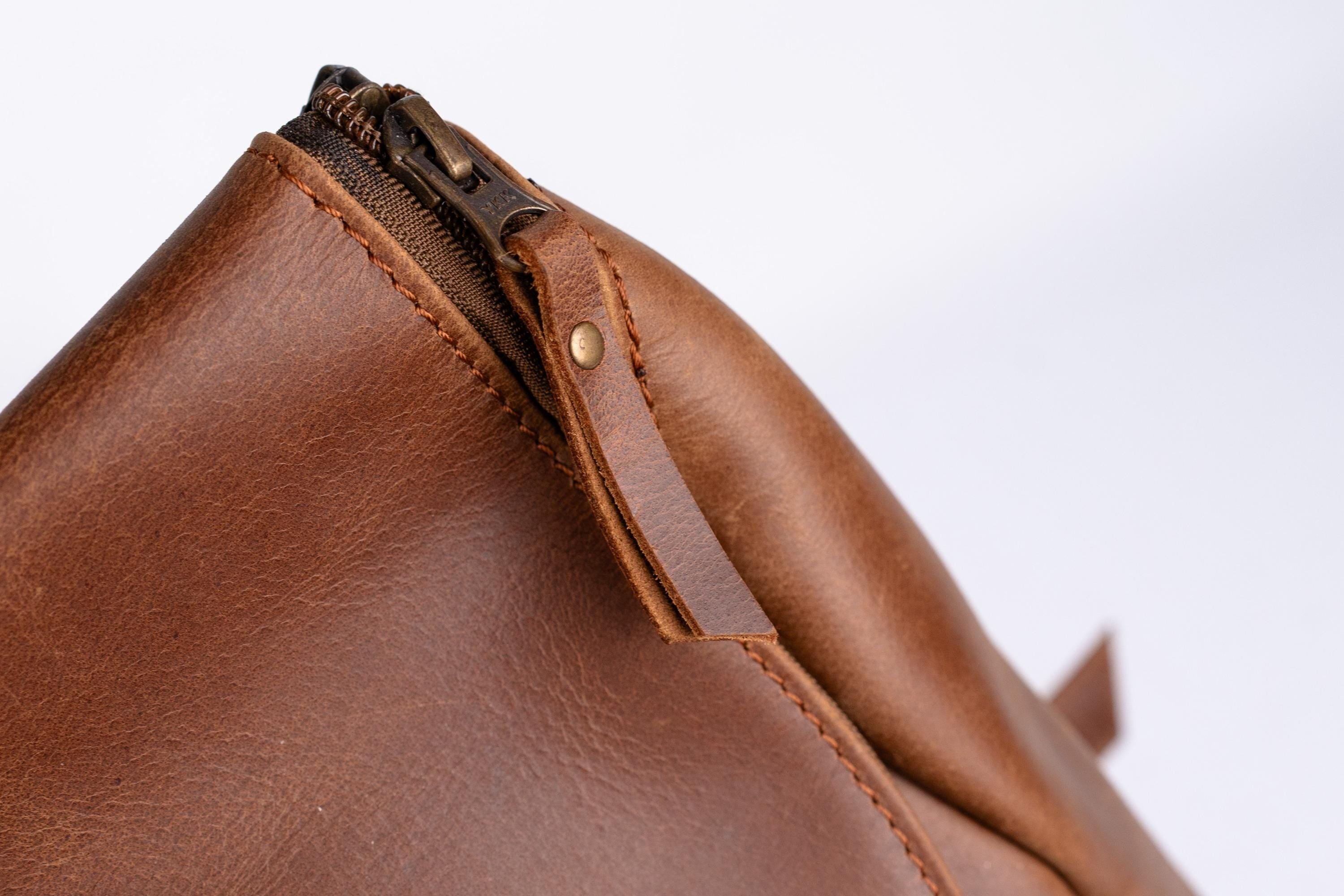 Leather Knapsack Rucksack, Slim Leather Backpack For Travel, Work, School, Shoulder Bag, Christmas Gifts For Women