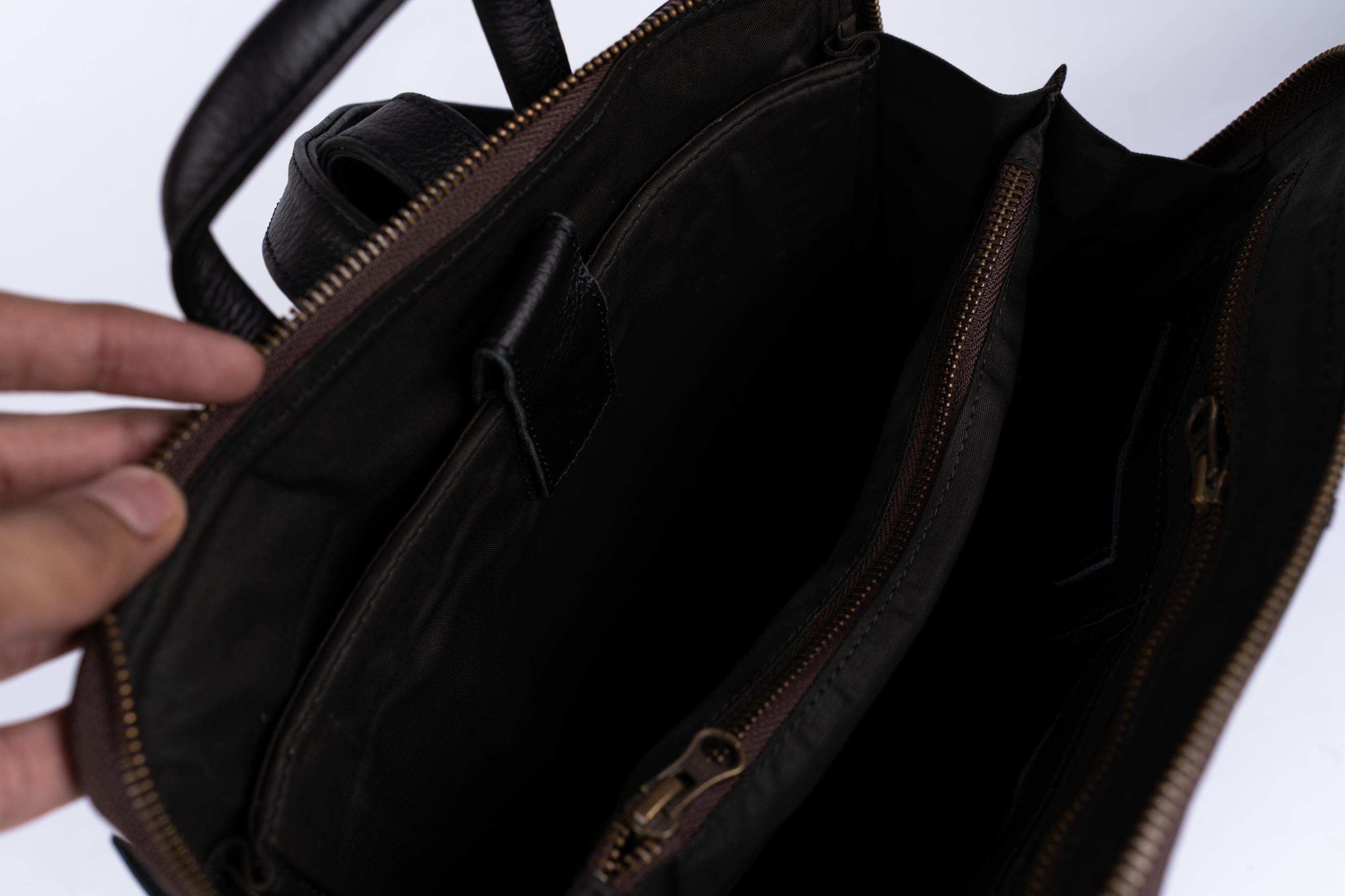 Leather Knapsack Rucksack, Slim Leather Backpack For Travel, Work, School, Shoulder Bag, Christmas Gifts For Women