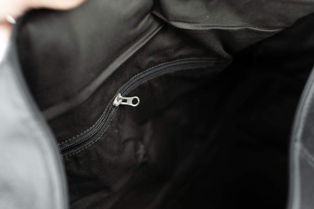 Handmade Full Grain Leather Duffle Bag Carry On Friendly Travel Weekender