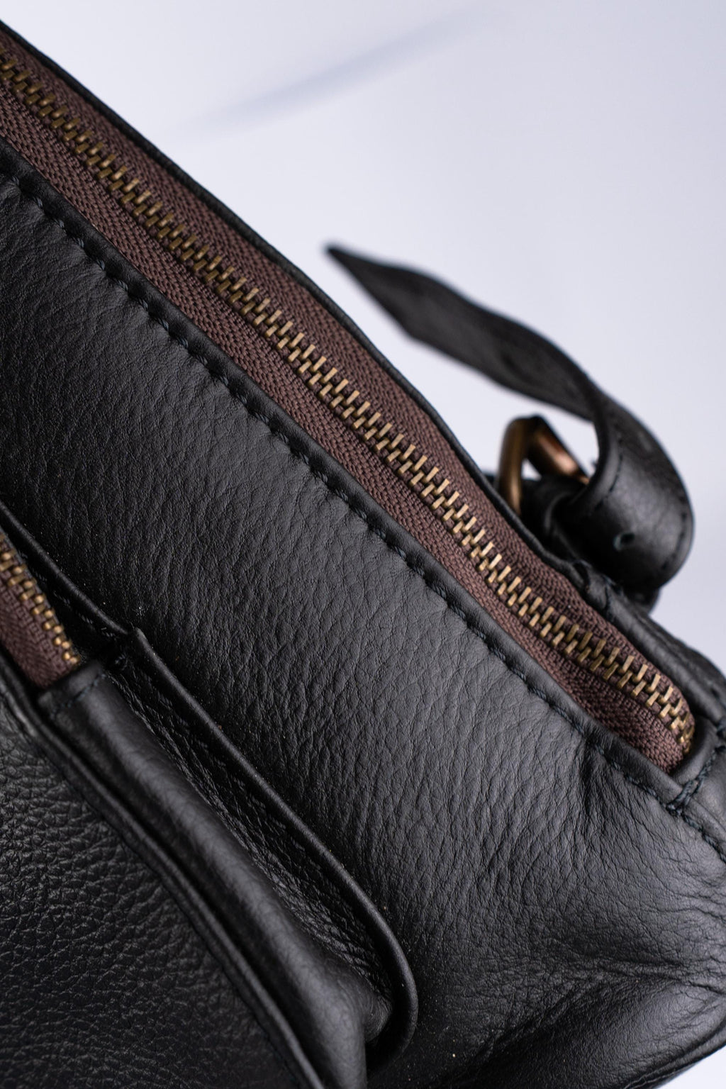 Leather Knapsack Rucksack, Slim Leather Backpack For Travel, Work, School, Shoulder Bag, Christmas Gifts For Women