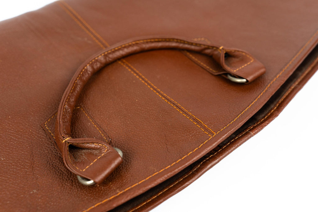 Leather Suit Carrier, Travel Garment Bag, Hanging Suit Cover, Wedding & Gift for Him,  Handmade Luggage Bag for Men, Groomsmen Gift