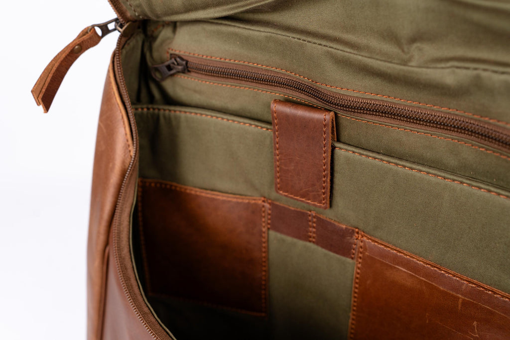 Leather Knapsack Rucksack, Slim Leather Backpack For Travel, Work, School, Shoulder Bag, Christmas Gifts For Women