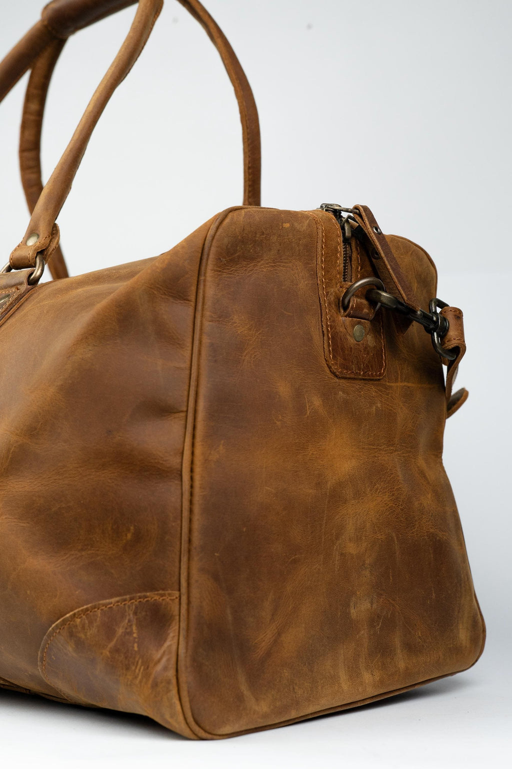 Full Grain Leather Duffle Bag, Travel Weekender, Groomsmen Gift, Leather Duffel Travel Bag